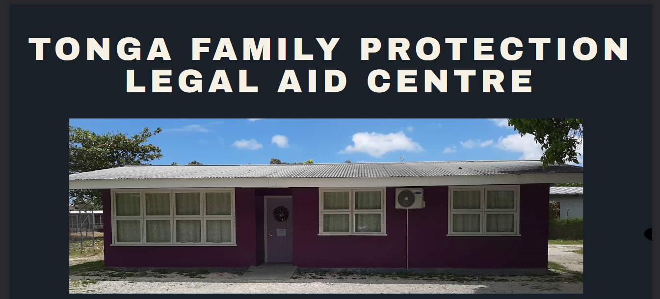 Tonga Family Protection Legal Aid Centre - Timeline