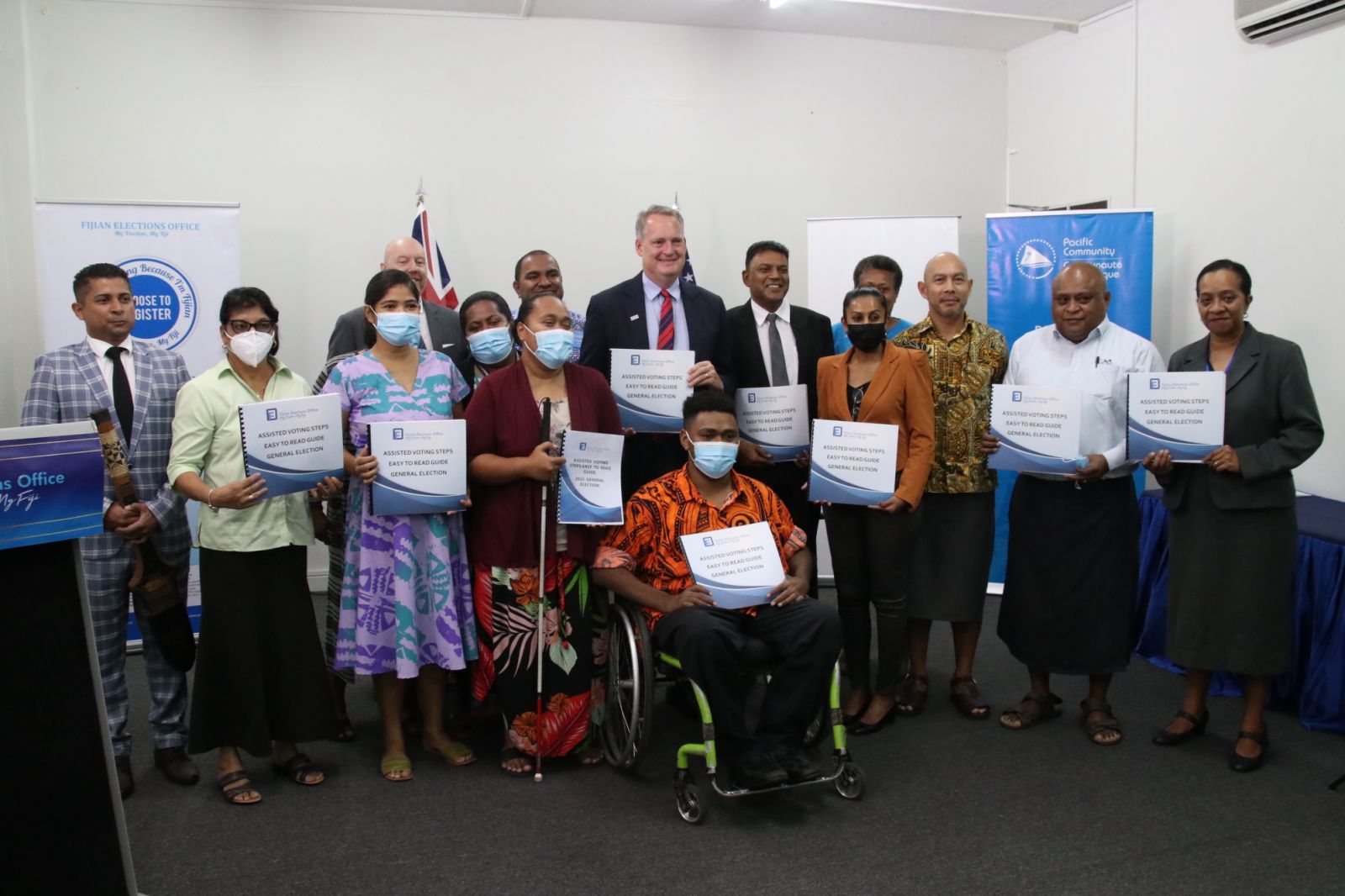 USAID Supports first-ever braille voter guide for blind and vision impaired in Fiji 