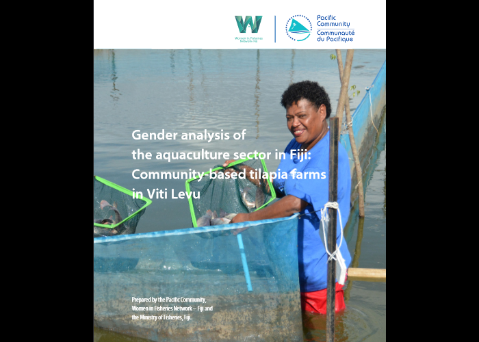 Gender analysis of the aquaculture sector in Fiji: community-based tilapia farms in Viti Levu 