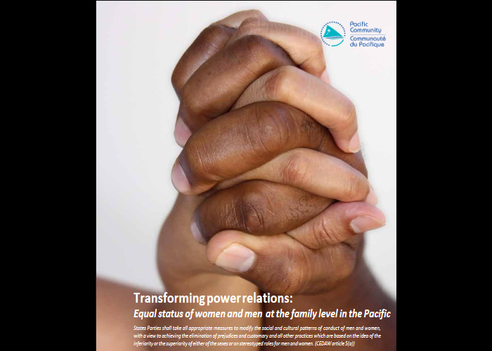 Transforming power relations: equal status of women and men at the family level in the Pacific