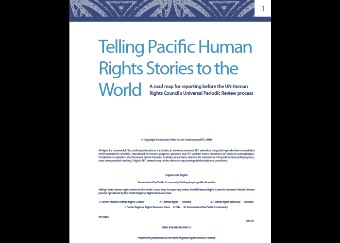 Telling Pacific Human Rights Stories to the World