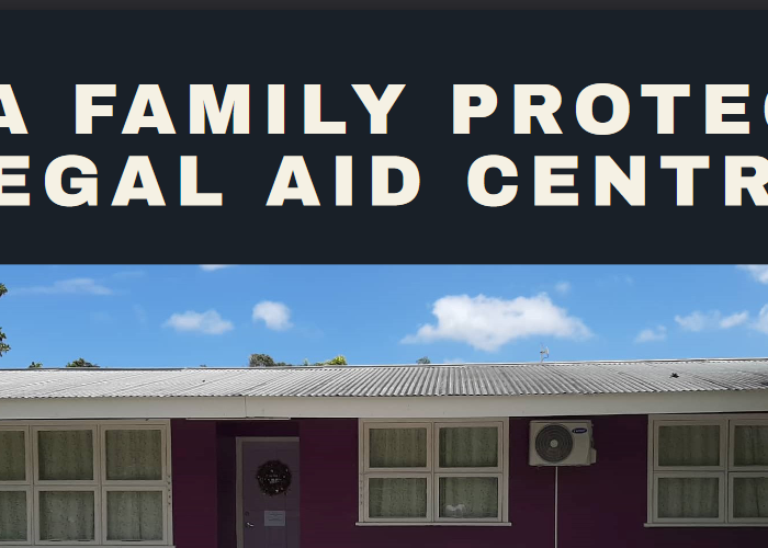 Tonga Family Protection Legal Aid Centre - Timeline
